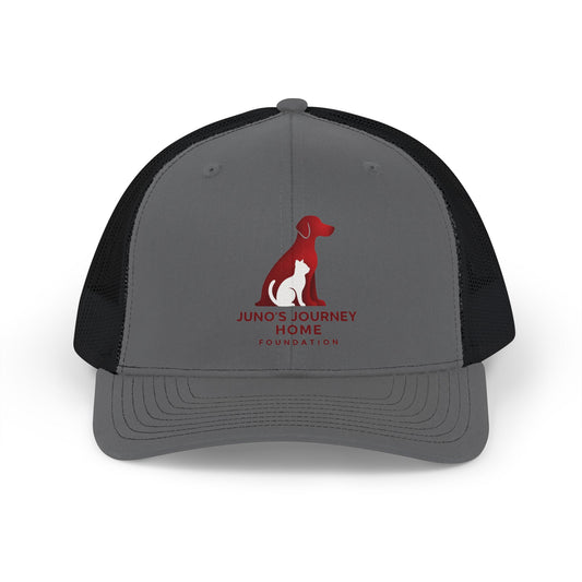 Juno's Journey Home Foundation Snapback Trucker Cap | Rescue Dog Fundraiser Hat
