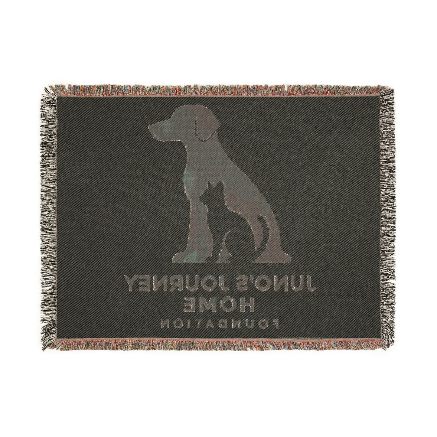 Woven Blanket - Juno’s Journey Home Rescue Dog & Cat Throw