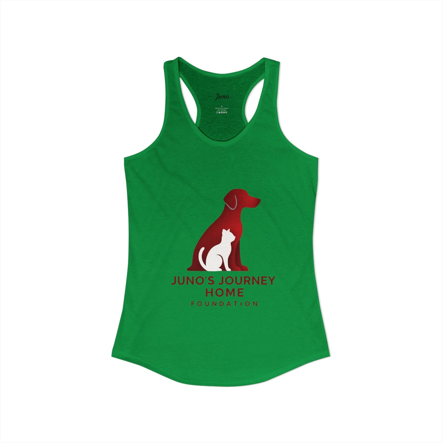Women's Racerback Tank | Juno's Journey Home Rescue Charity