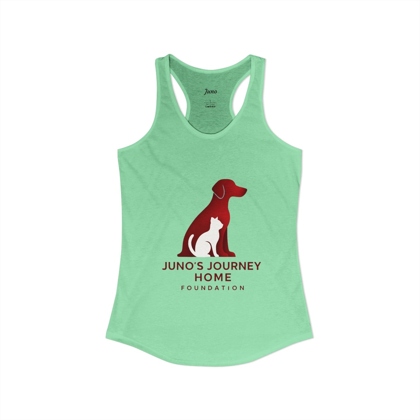 Women's Racerback Tank | Juno's Journey Home Rescue Charity