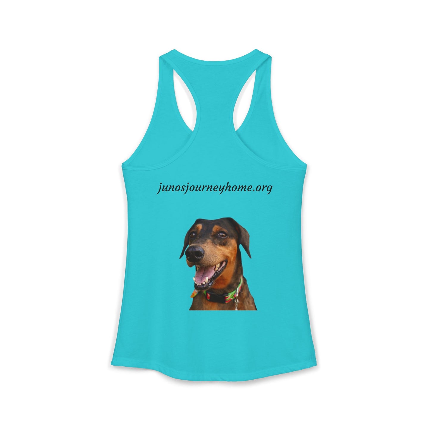 Women's Racerback Tank | Juno's Journey Home Rescue Charity
