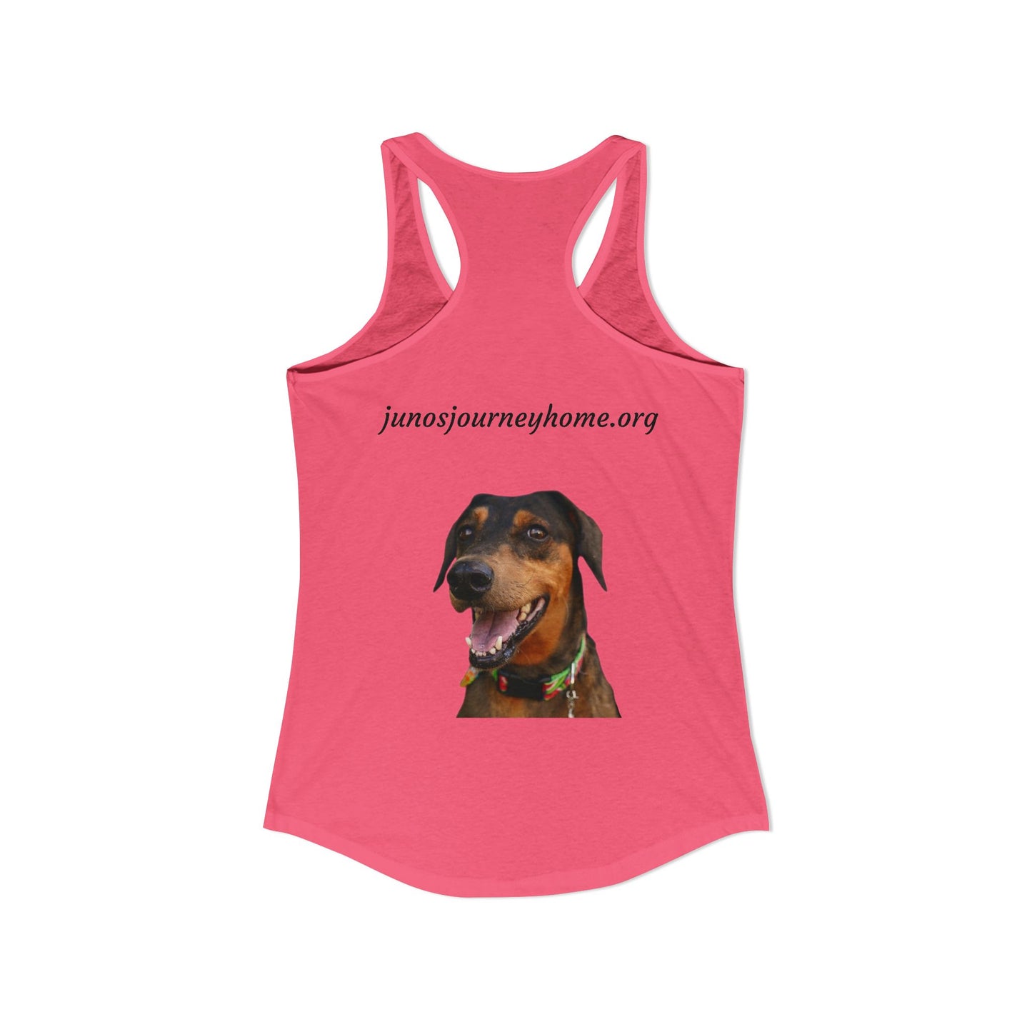 Women's Racerback Tank | Juno's Journey Home Rescue Charity
