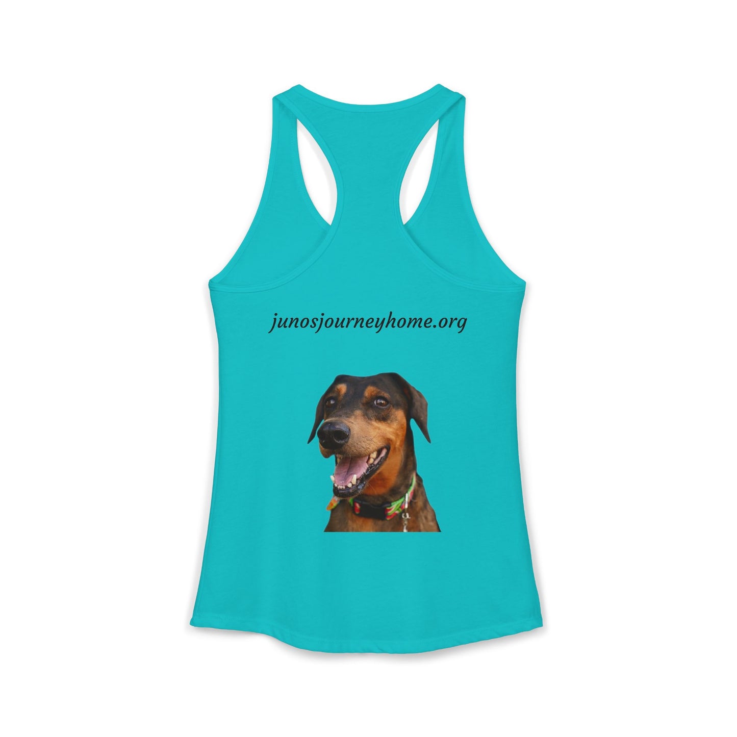 Women's Racerback Tank | Juno's Journey Home Rescue Charity