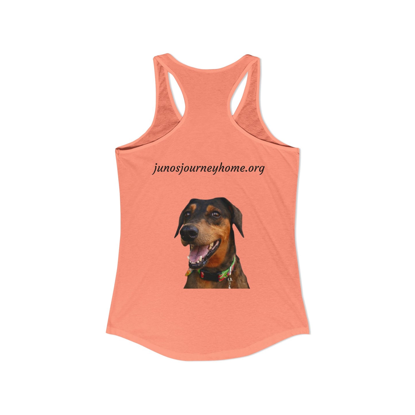 Women's Racerback Tank | Juno's Journey Home Rescue Charity