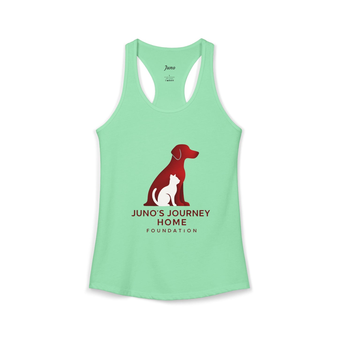 Women's Racerback Tank | Juno's Journey Home Rescue Charity
