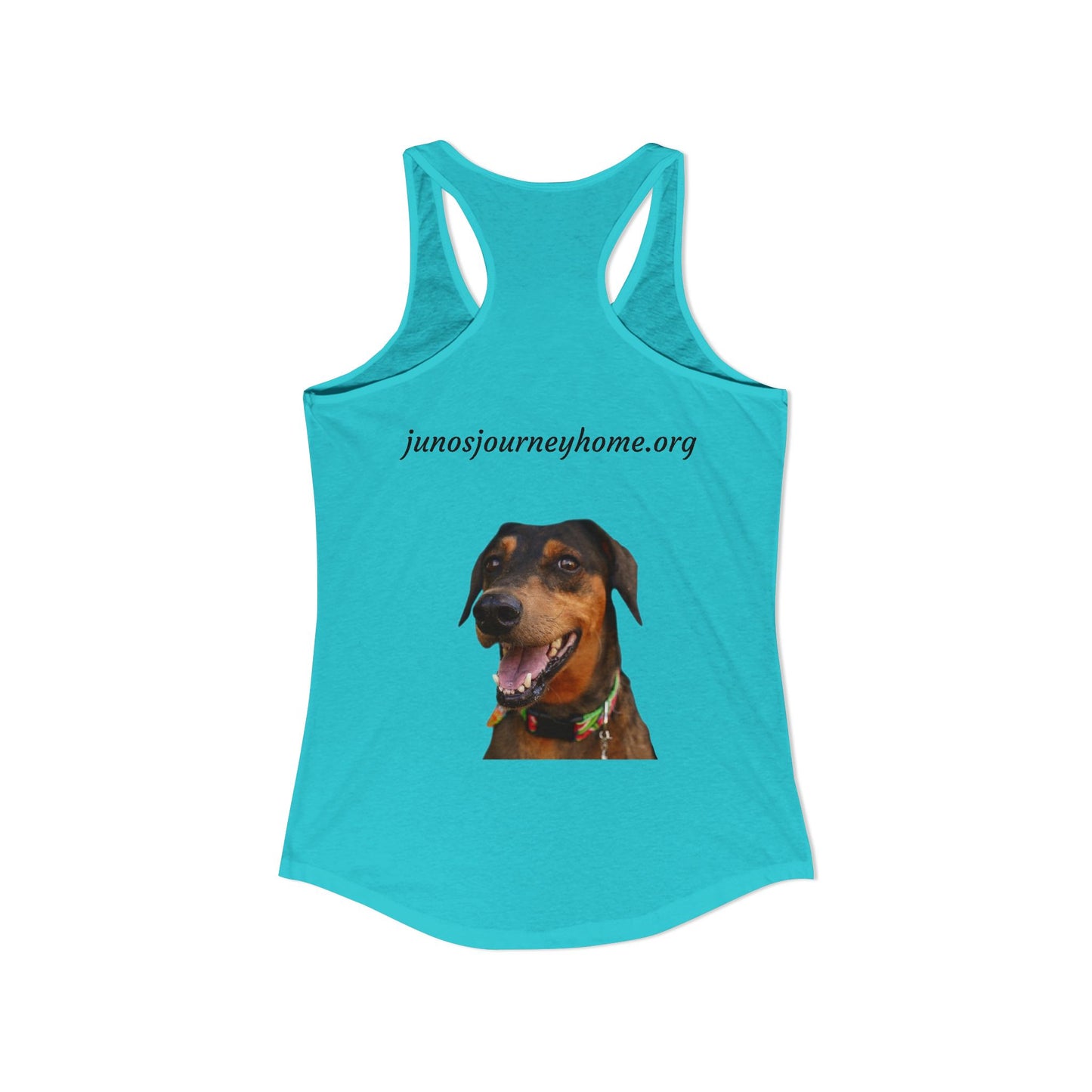 Women's Racerback Tank | Juno's Journey Home Rescue Charity