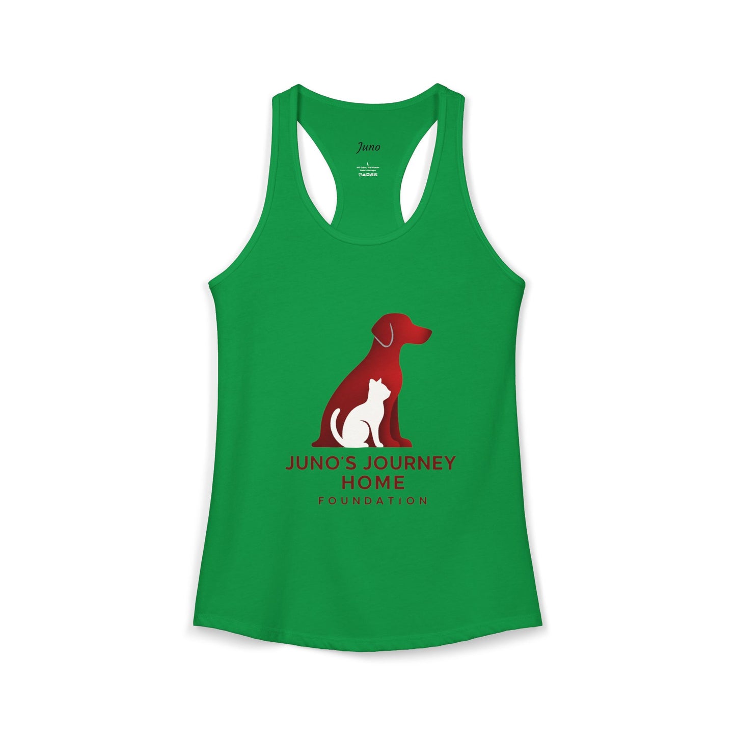 Women's Racerback Tank | Juno's Journey Home Rescue Charity