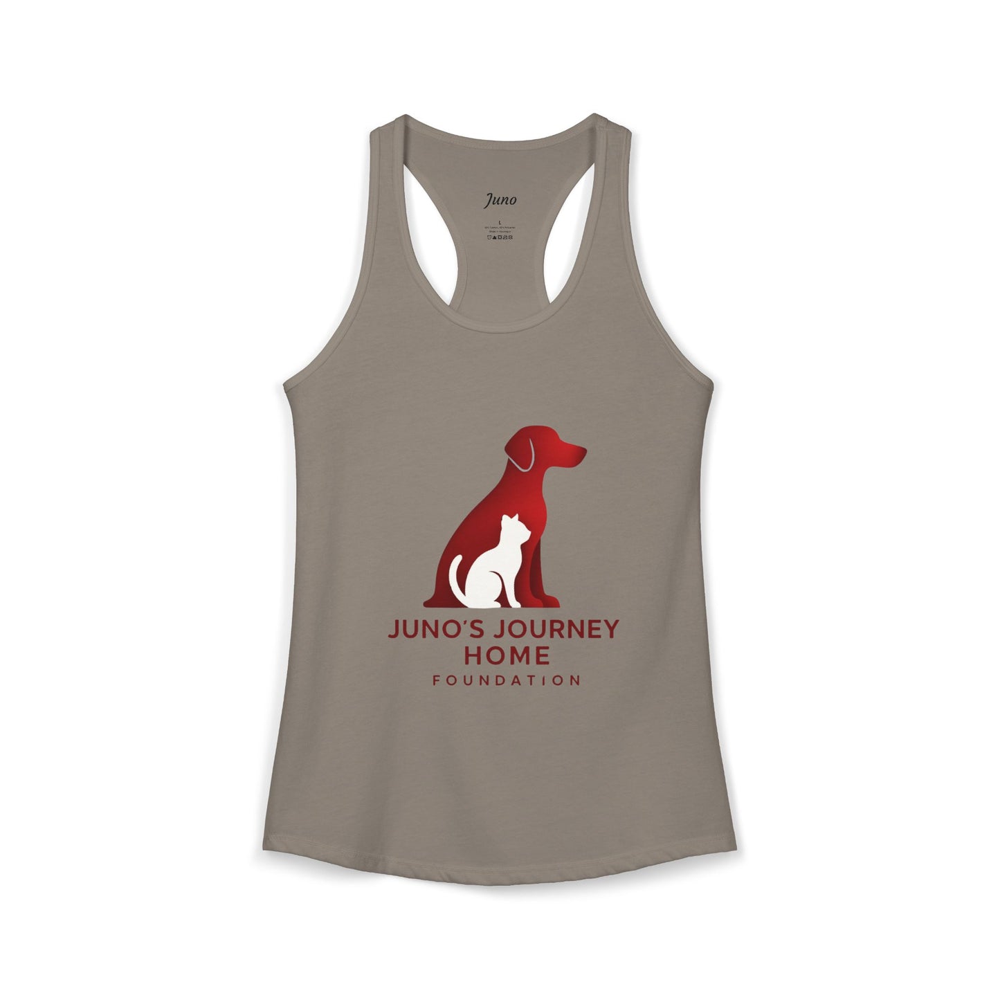 Women's Racerback Tank | Juno's Journey Home Rescue Charity