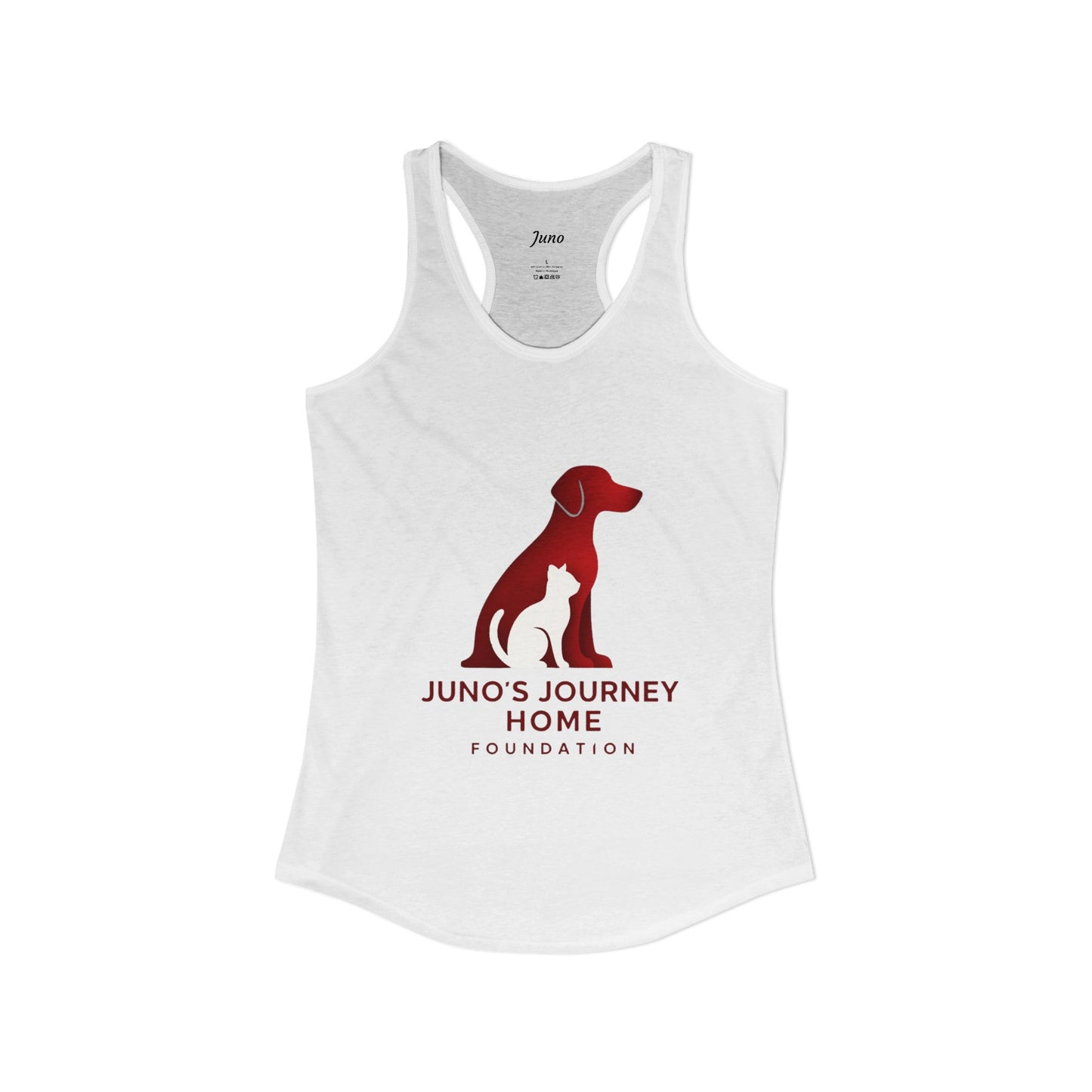 Women's Racerback Tank | Juno's Journey Home Rescue Charity