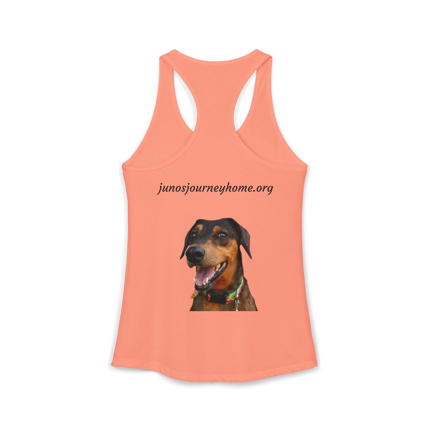 Women's Racerback Tank | Juno's Journey Home Rescue Charity