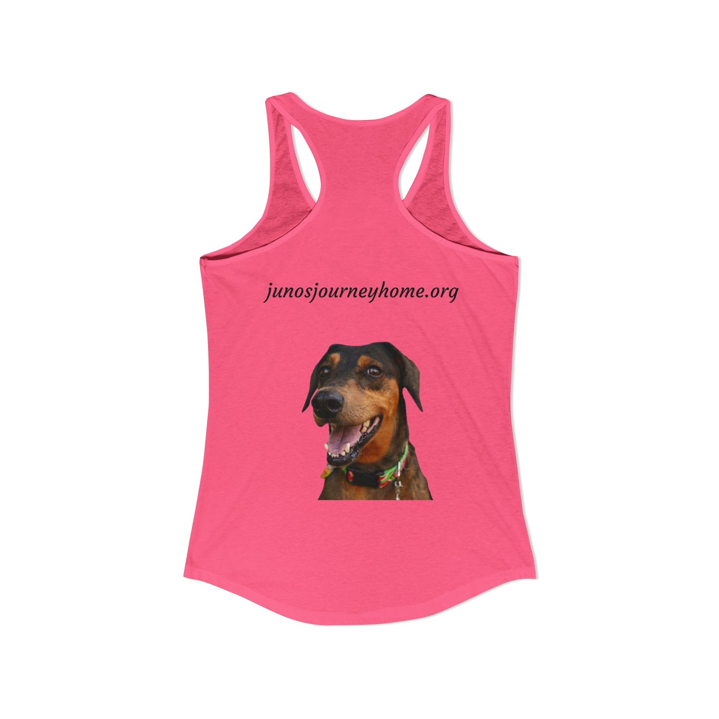 Women's Racerback Tank | Juno's Journey Home Rescue Charity