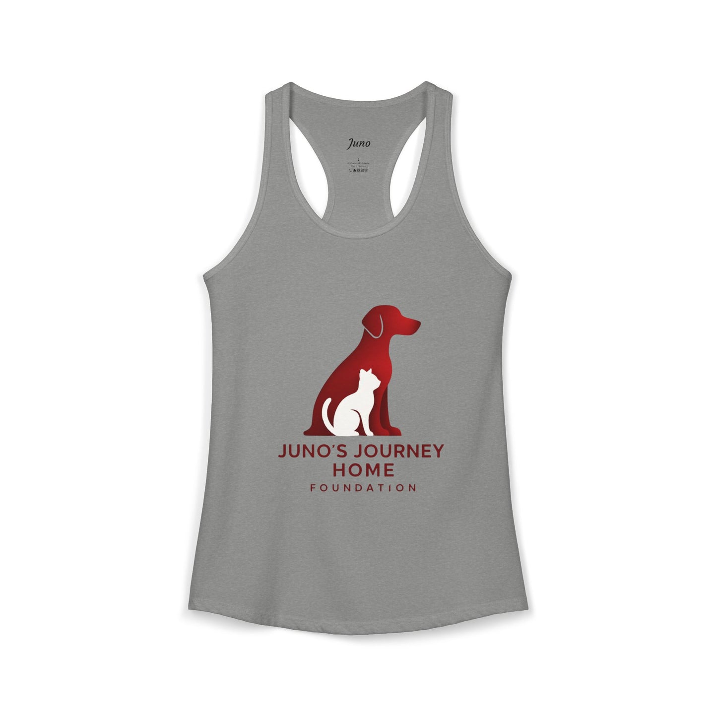 Women's Racerback Tank | Juno's Journey Home Rescue Charity