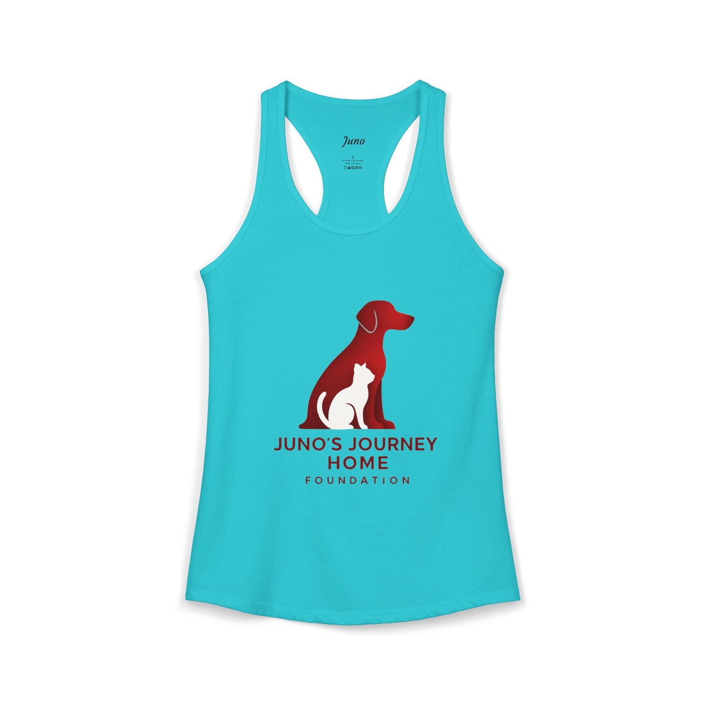 Women's Racerback Tank | Juno's Journey Home Rescue Charity