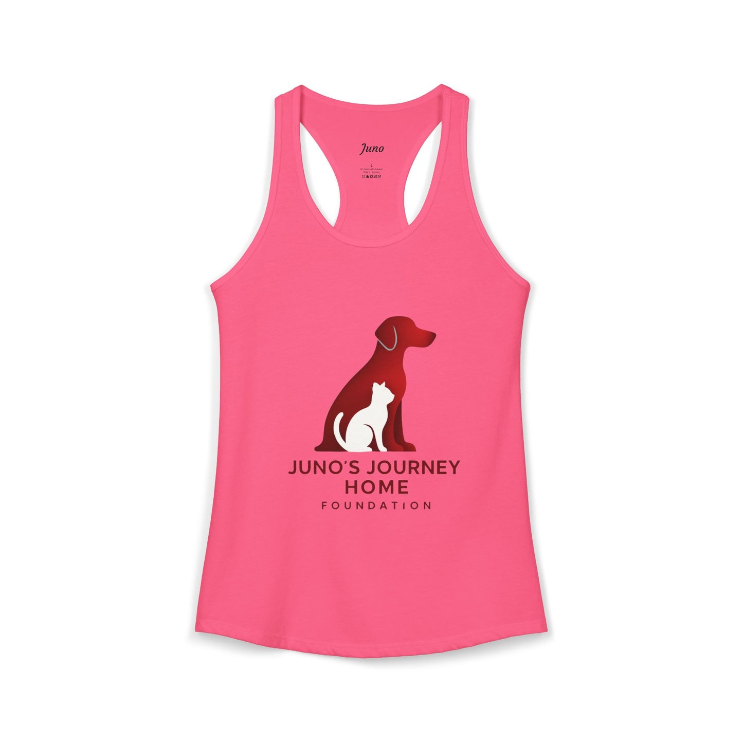 Women's Racerback Tank | Juno's Journey Home Rescue Charity