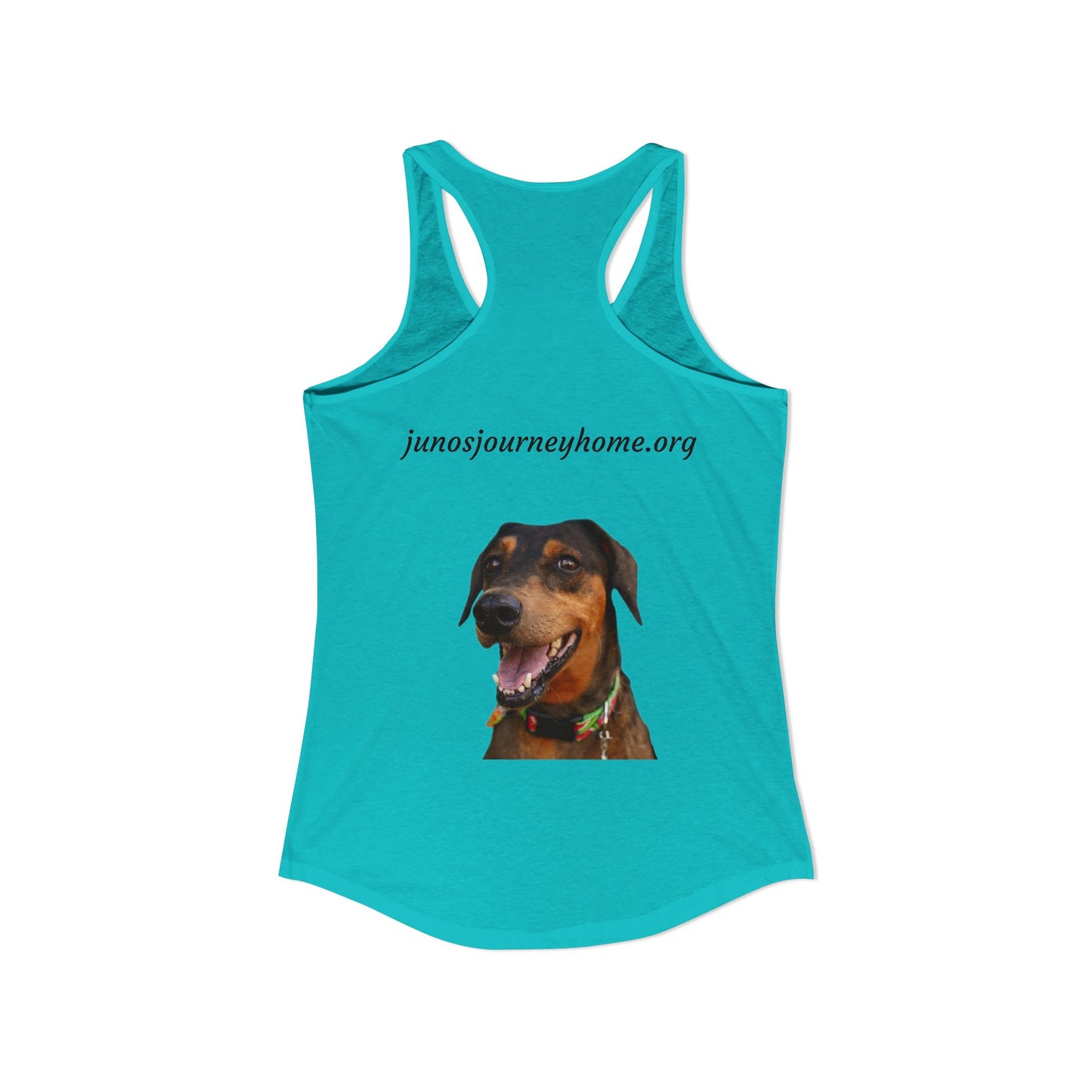 Women's Racerback Tank | Juno's Journey Home Rescue Charity