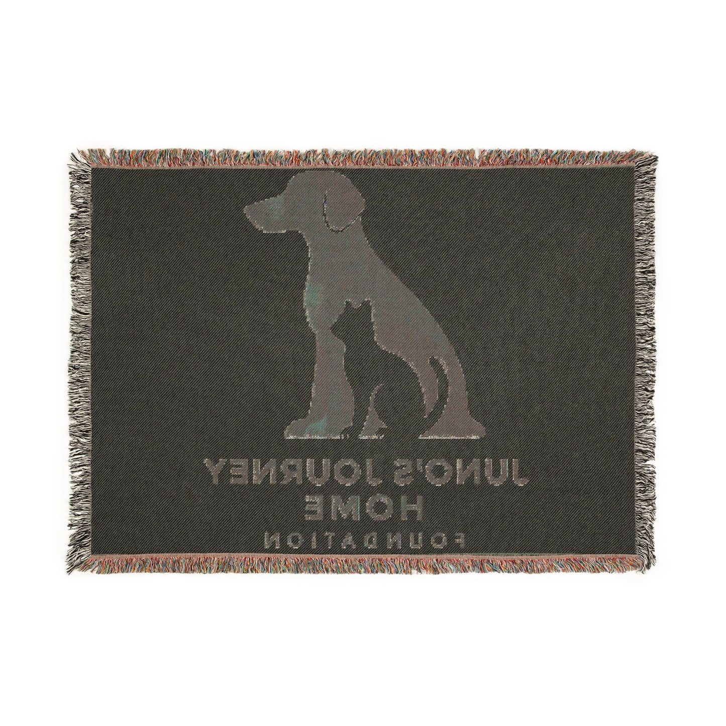 Woven Blanket - Juno’s Journey Home Rescue Dog & Cat Throw