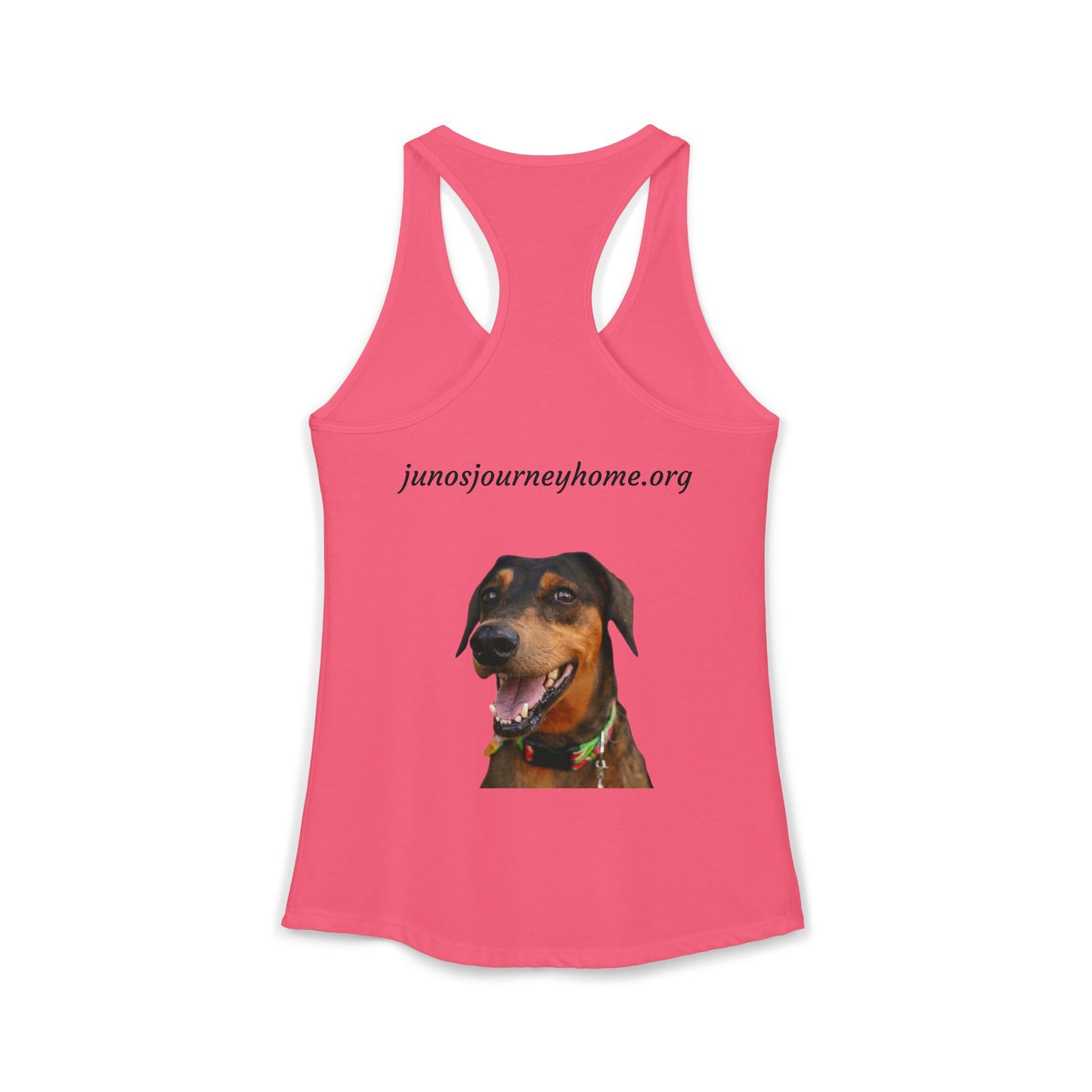 Women's Racerback Tank | Juno's Journey Home Rescue Charity