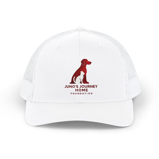 Juno's Journey Home Foundation Snapback Trucker Cap | Rescue Dog Fundraiser Hat