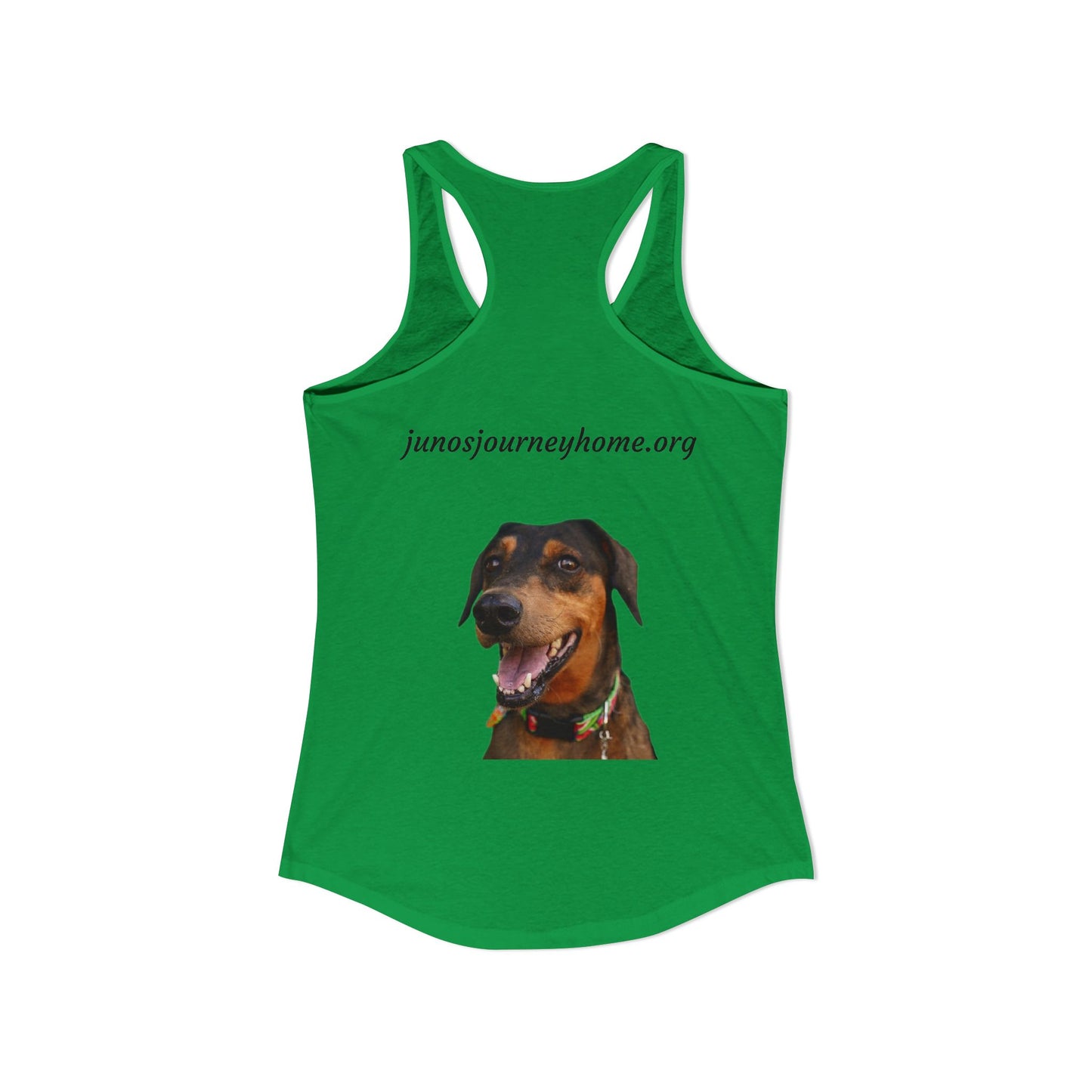 Women's Racerback Tank | Juno's Journey Home Rescue Charity