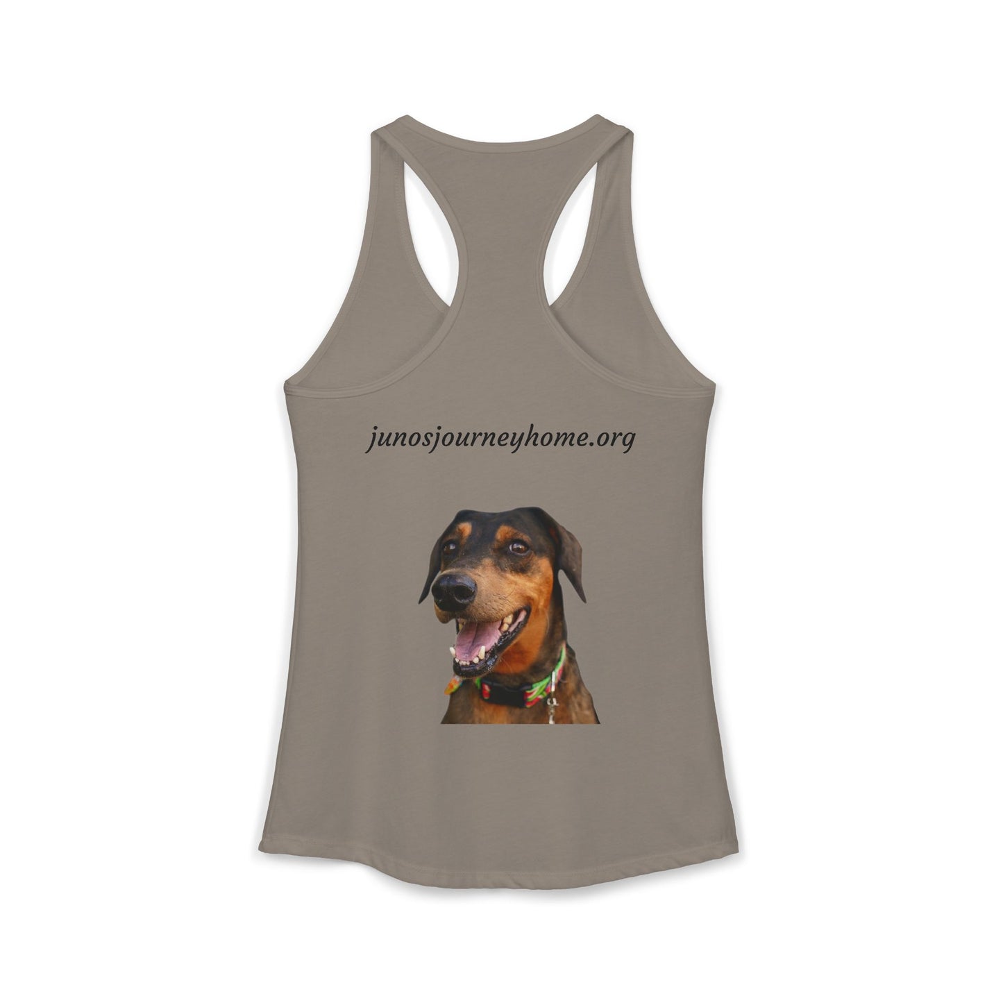Women's Racerback Tank | Juno's Journey Home Rescue Charity