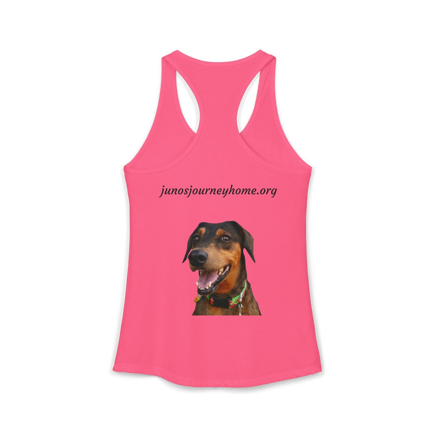 Women's Racerback Tank | Juno's Journey Home Rescue Charity