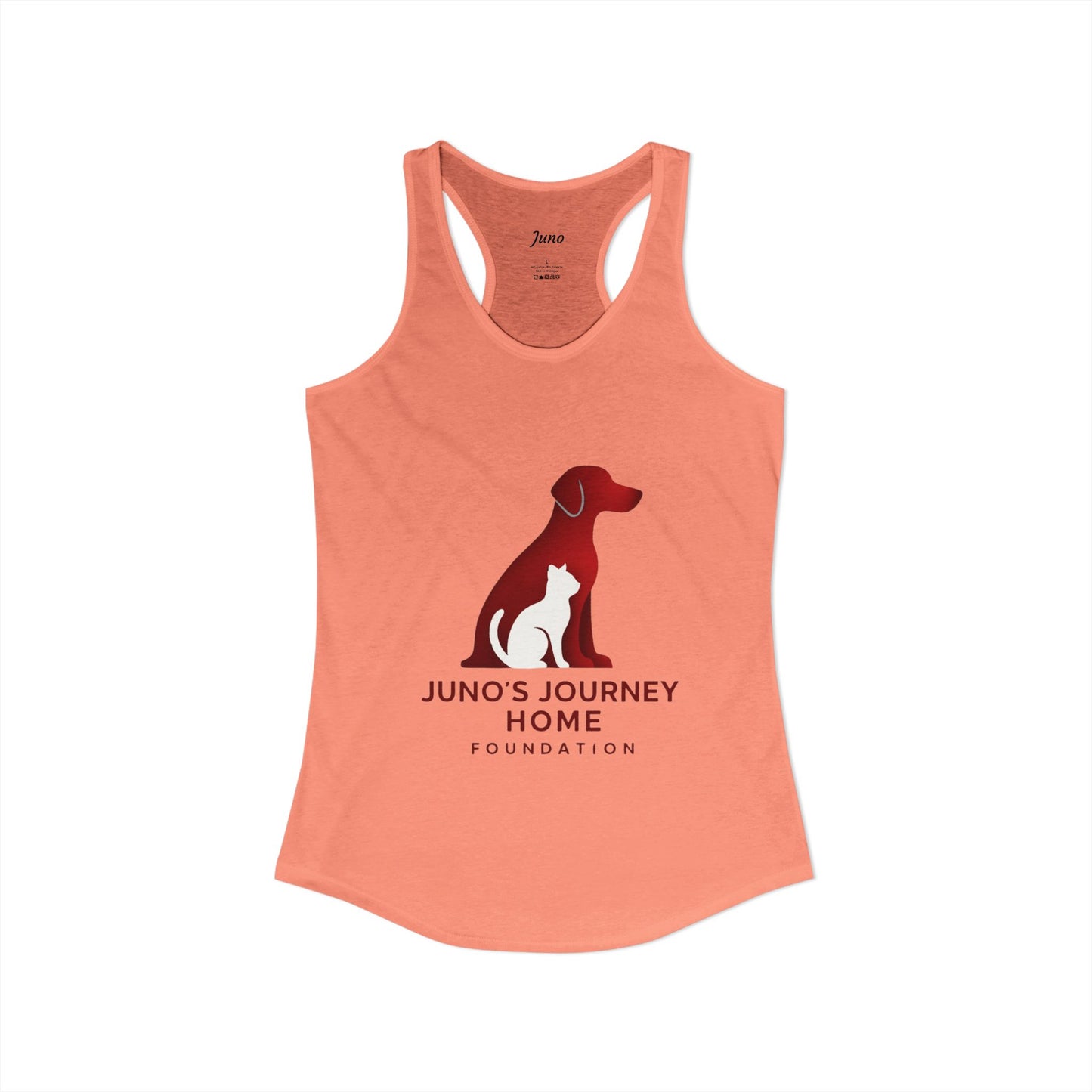 Women's Racerback Tank | Juno's Journey Home Rescue Charity
