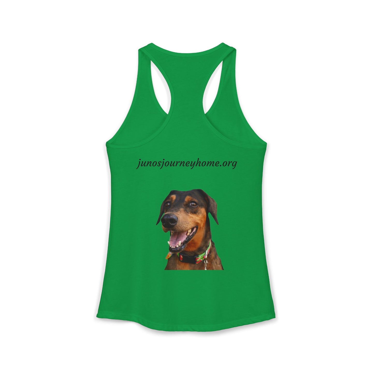 Women's Racerback Tank | Juno's Journey Home Rescue Charity
