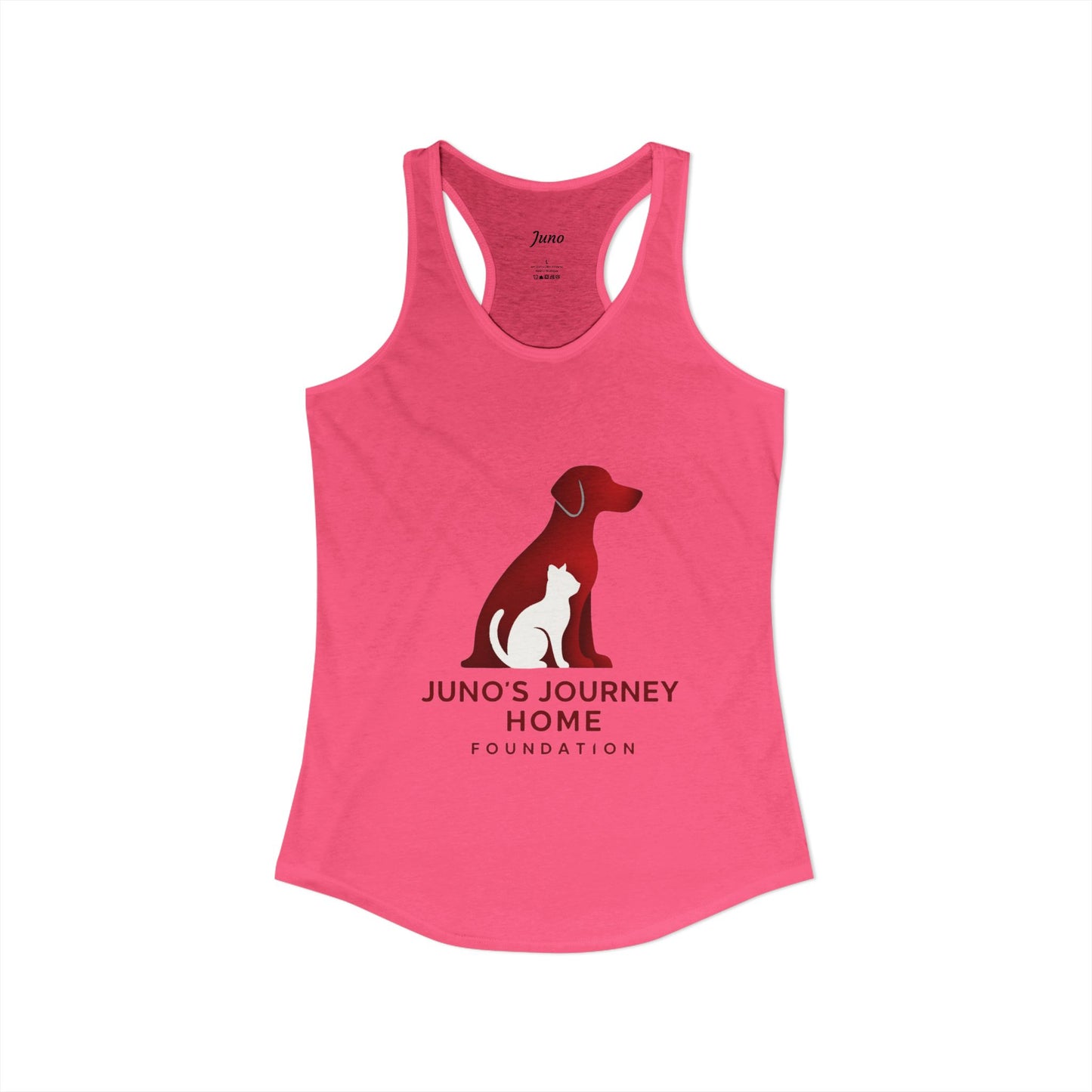 Women's Racerback Tank | Juno's Journey Home Rescue Charity