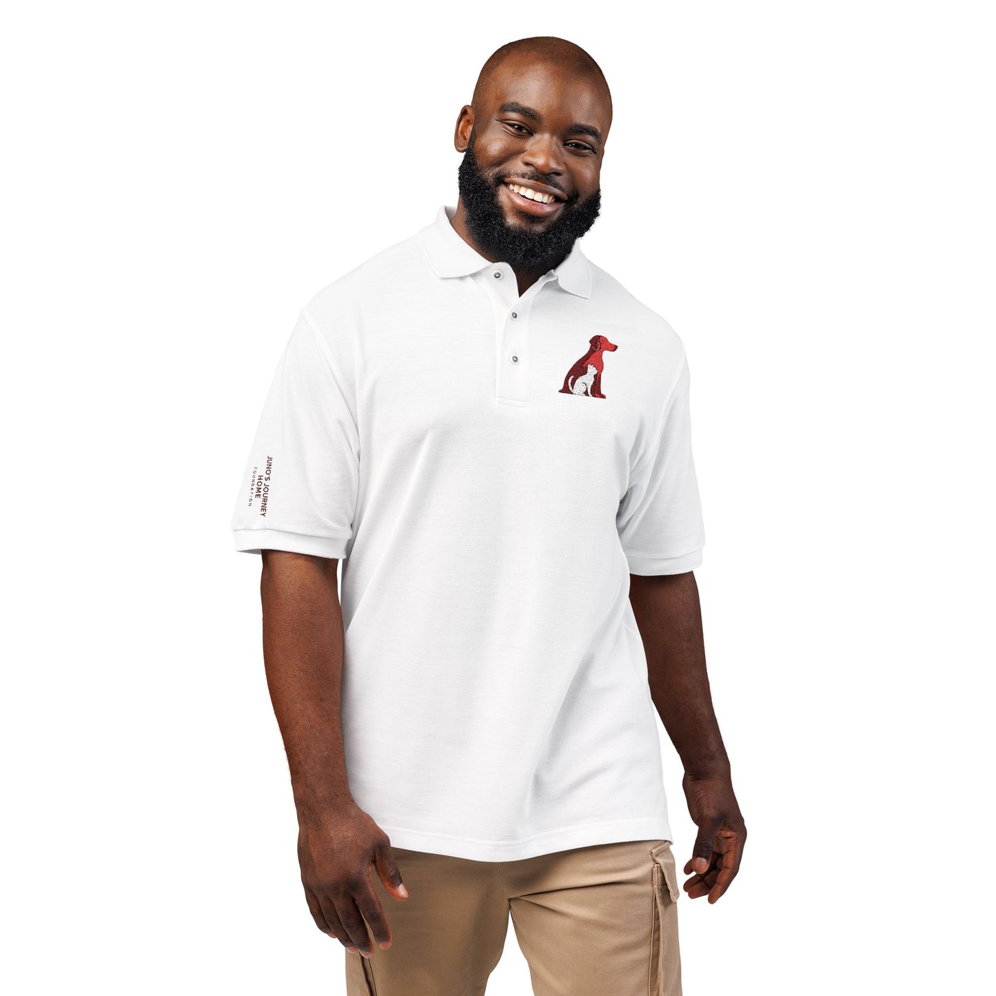 Embroidered Juno's Journey Home Polo Shirt