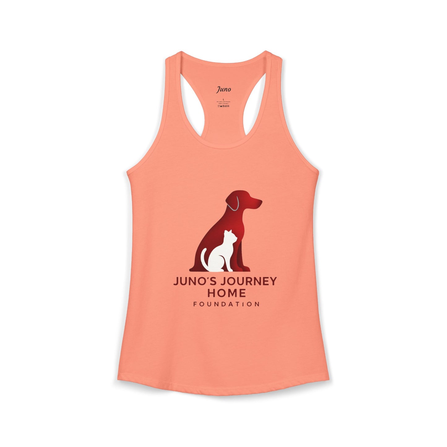 Women's Racerback Tank | Juno's Journey Home Rescue Charity
